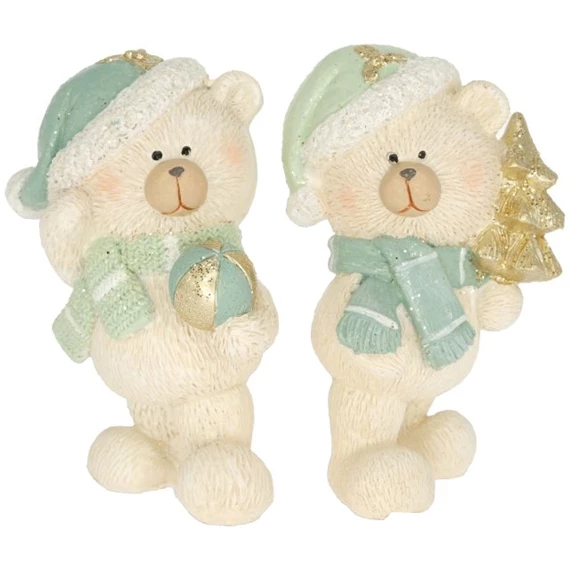 Božični medvedek 11.5cm, 1 kos