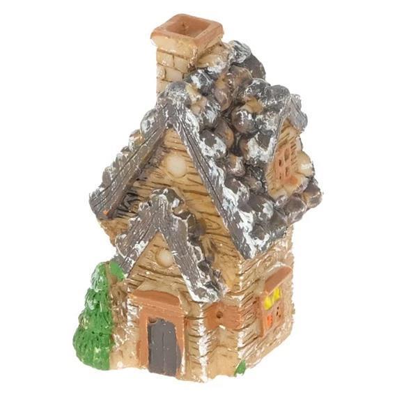 Hišica z borovcem 4,8 cm, set 2