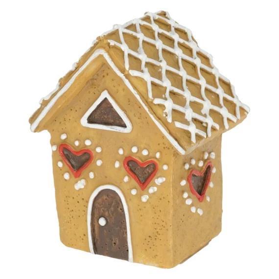 Hiška iz medenjakov s srčki 7.7cm