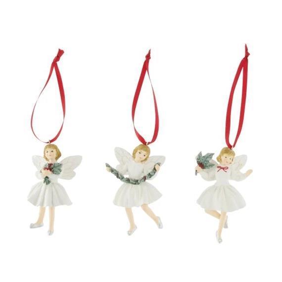 Praznična vila, na vrvici, 10.7cm, 1 kos