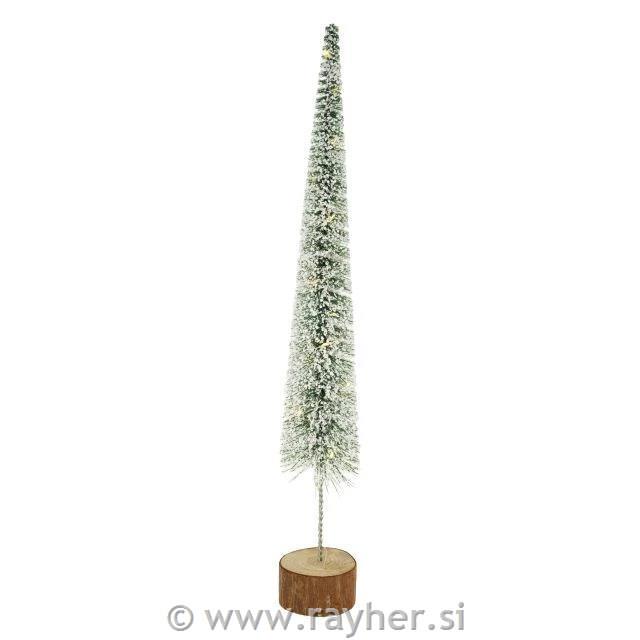 Zasnežena smreka z LED osvetlitvijo 42.5cm