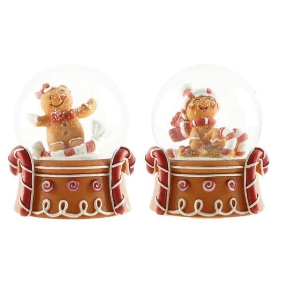 Snežna krogla, Piškotek, 6.5cm, 1 kos