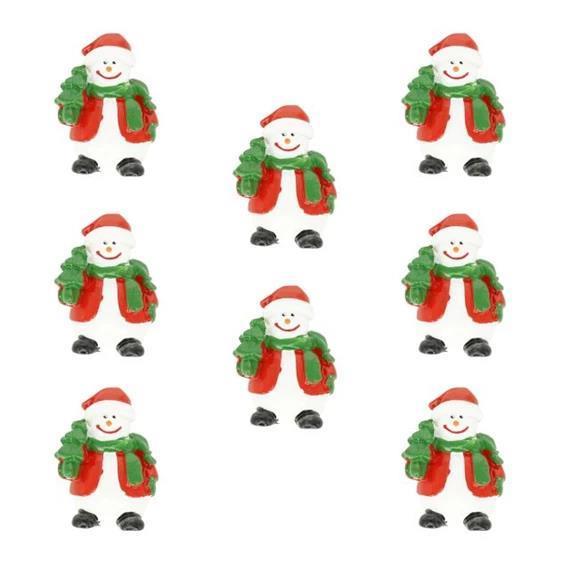 Snežaki s samolepilno blazinico, set 8