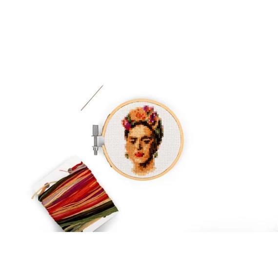 Embroidery kit, Frida
