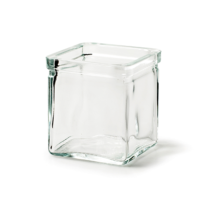 Steklena posoda 7x7x8 cm