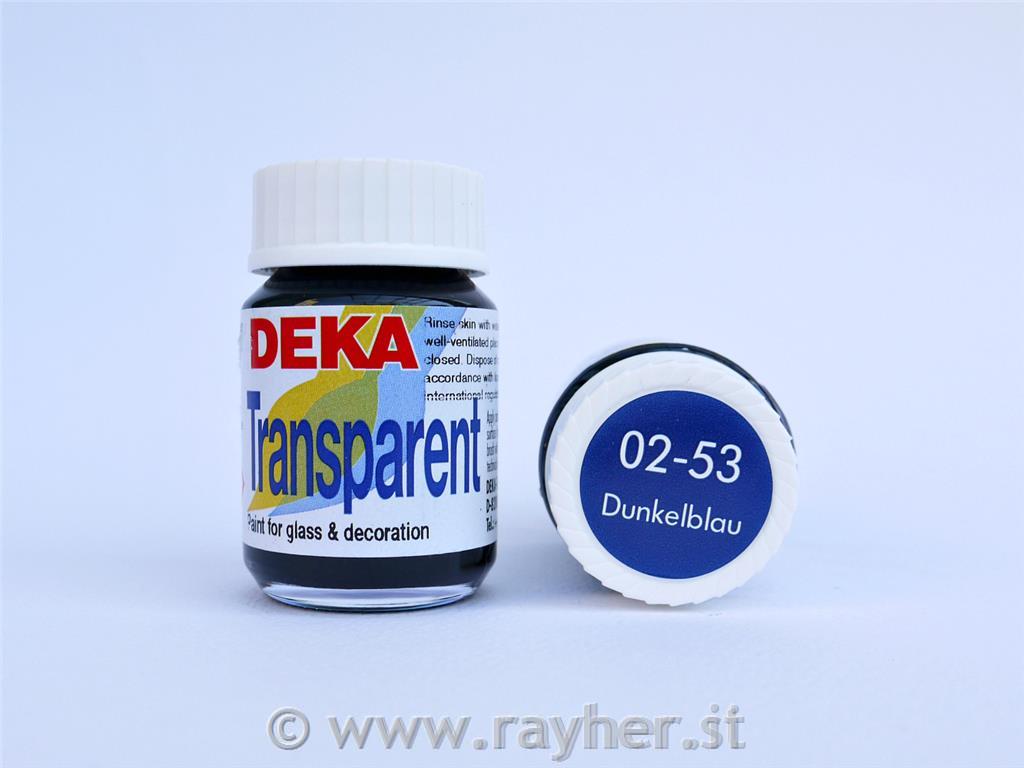 DEKA Transparent 25 ml t. modra