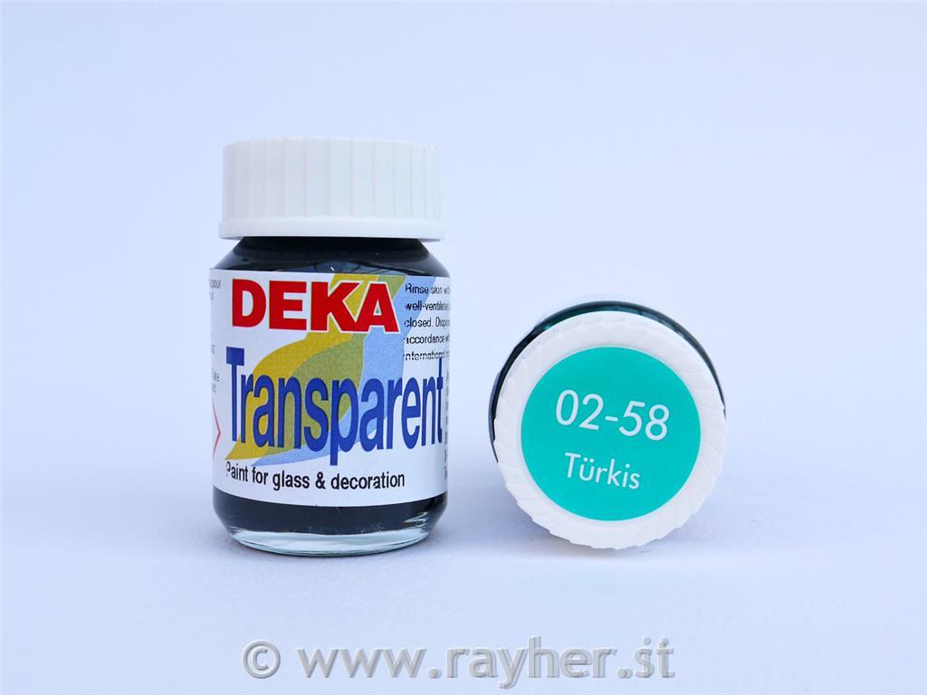 DEKA Transparent 25 ml turquoise