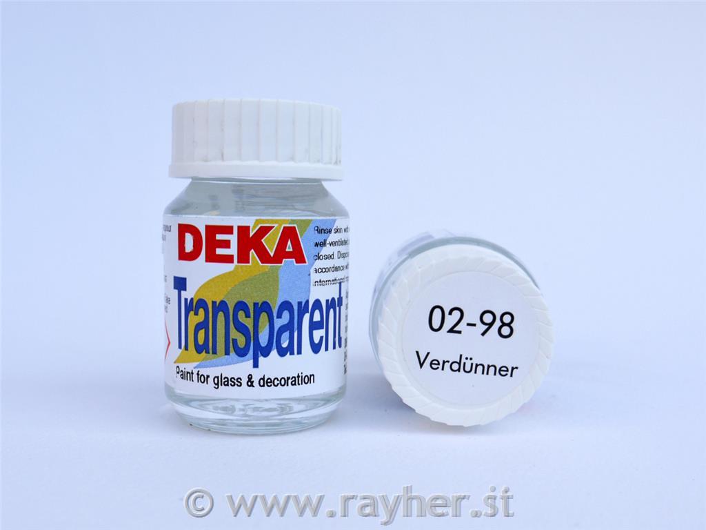 DEKA Transparent 25 ml thinner