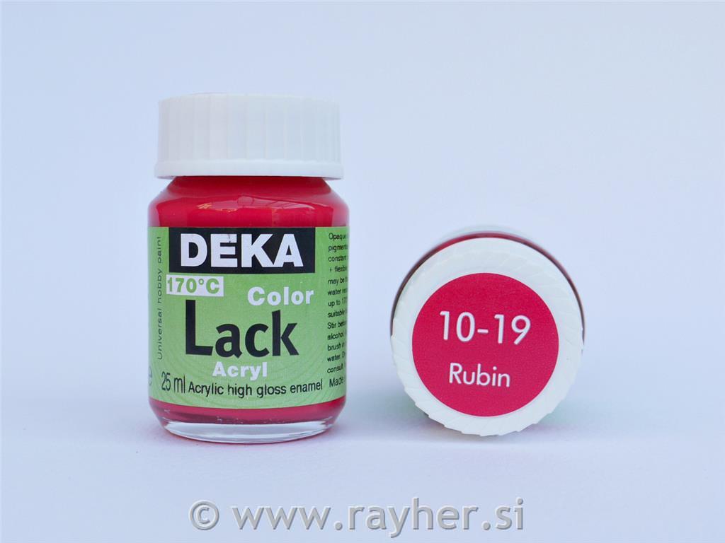 DEKA ColorLack 25 ml rubin rdeča