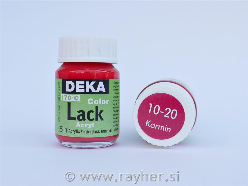 DEKA ColorLack 25 ml karmin rdeča