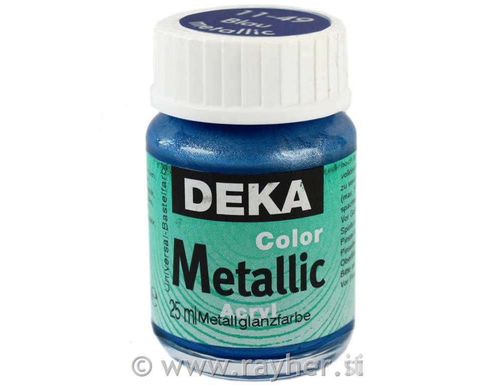 Deka ColorMetallic 25 ml; blue