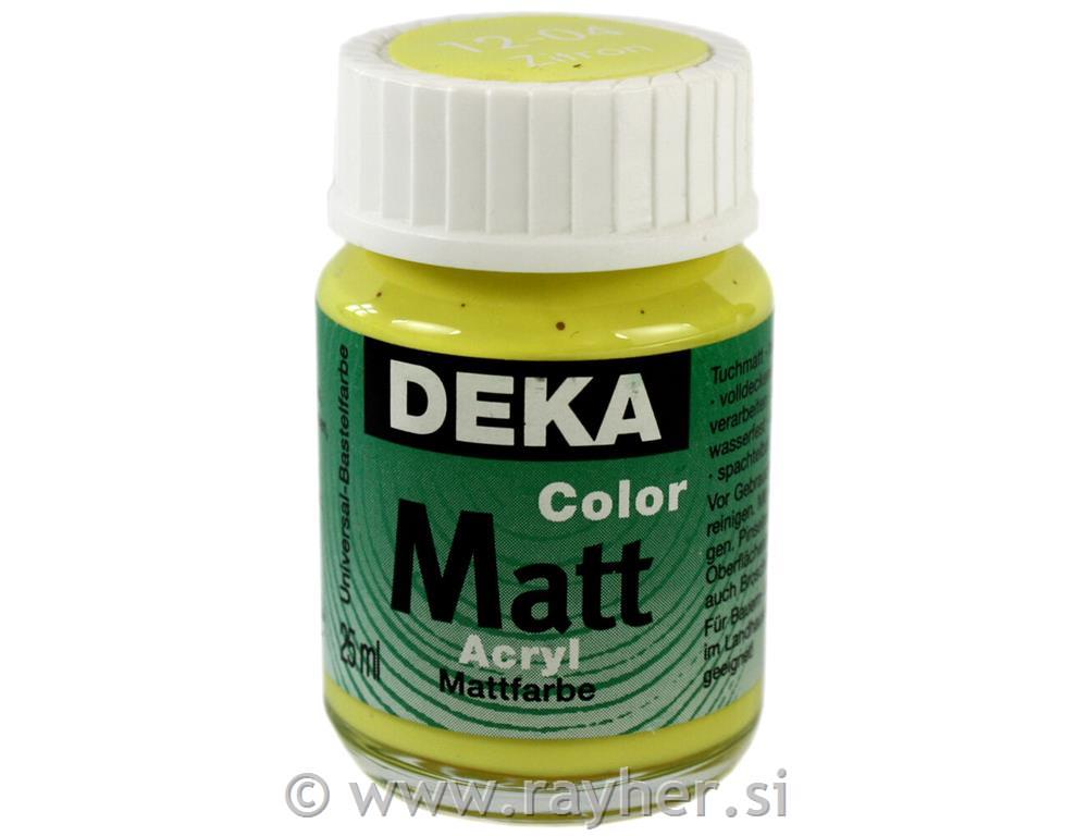 DEKA ColorMatt 25 ml; lemon