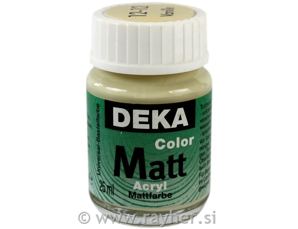 DEKA ColorMatt 25 ml; vanilla