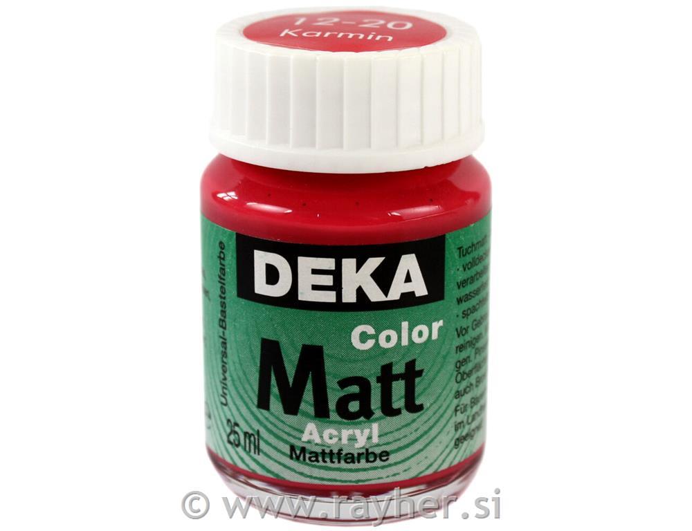 DEKA ColorMatt 25 ml; carmine
