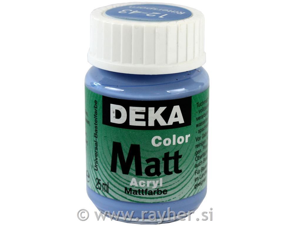 Akrilna barva DEKA ColorMatt 25 ml vijolično modra