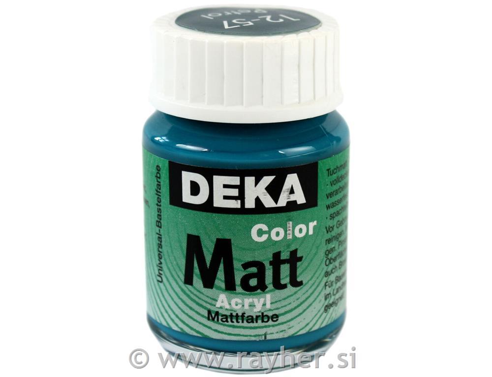 Akrilna barva DEKA ColorMatt 25 ml petrol