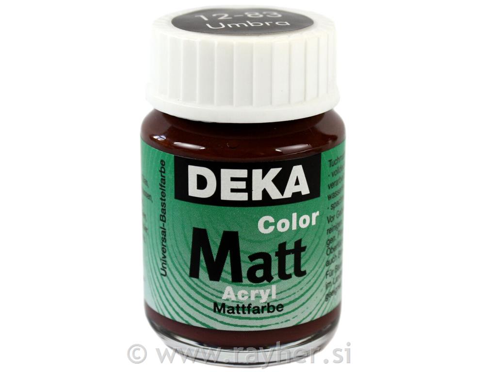 DEKA ColorMatt 25 ml; umber