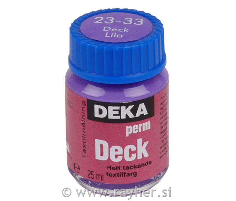 Barva za tekstil DEKA Perm Deck 25 ml sv. vijolična