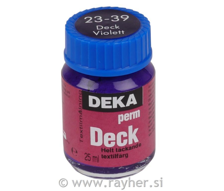 Barva za tekstil DEKA Perm Deck 25 ml vijolična