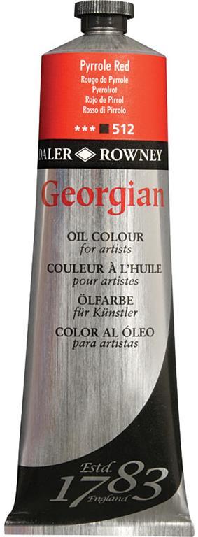 Oljna barva Georgian 38ml, Pirrole Red