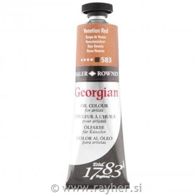 Oljna barva Georgian 38ml, Venetian Red