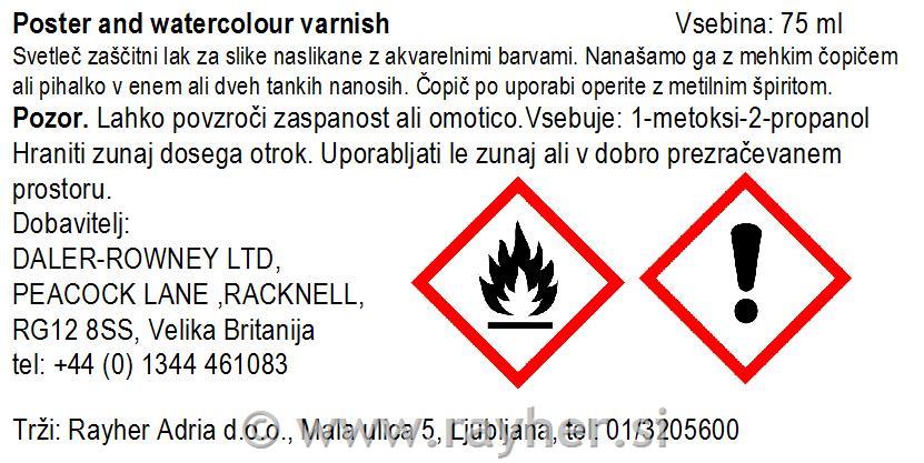 POSTER & WC VARNISH 75ML