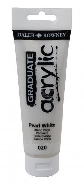 GRADUATE ACRYLIC 120ML PEARLESCENT WHITE