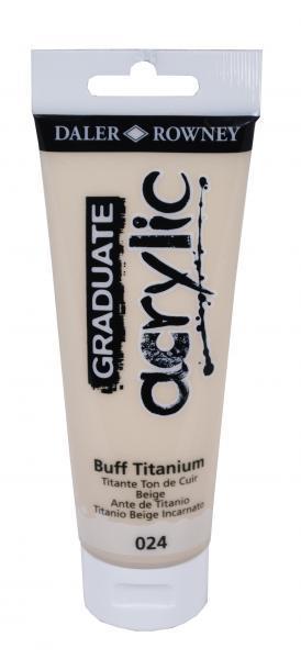 Akrilna barva Graduate 120 ml, buff titanium