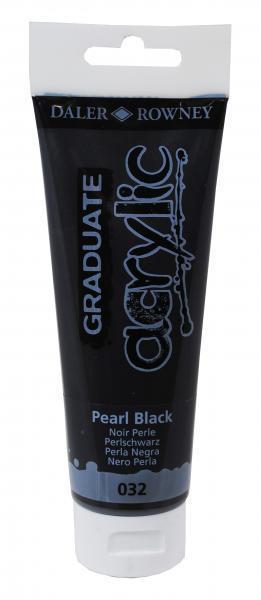 GRADUATE ACRYLIC 120ML PEARLESCENT BLACK