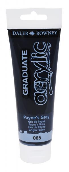 Akrilna barva Graduate 120 ml, paynes siva
