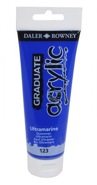 GRADUATE ACRYLIC 120ML ULTRA BLUE
