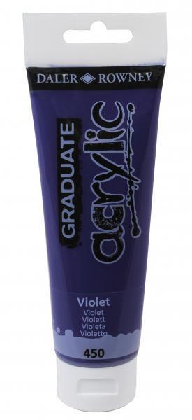 GRADUATE ACRYLIC 120ML VIOLET
