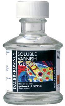 Lak za akrilne barve Daler Rowney, svetleč, 75 ml