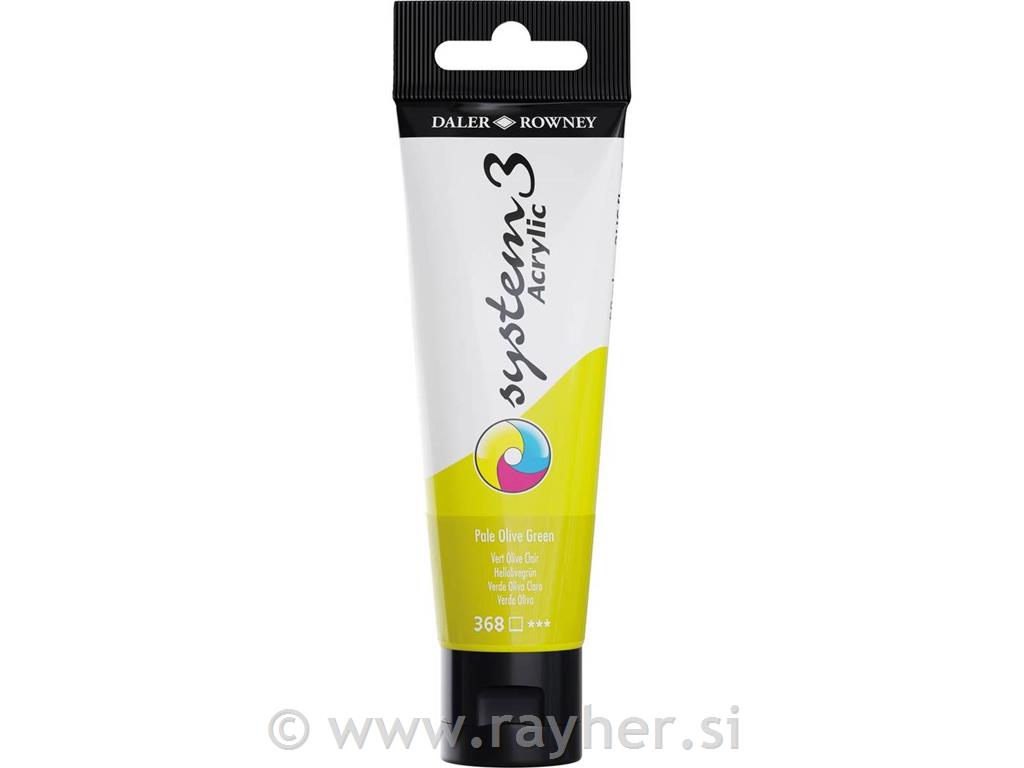 Akrilna barva System 3 59 ml, Pale Olive Green