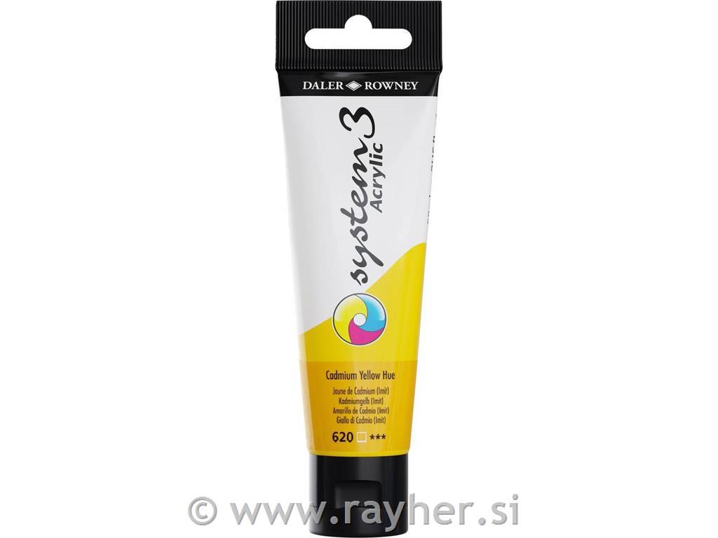 Akrilna barva System 3 59 ml, Cadmium Yellow Hue