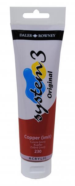 Akrilna barva System 3 150ml, copper imit
