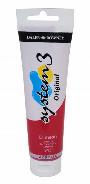 Akrilna barva System 3 150ml, crimson
