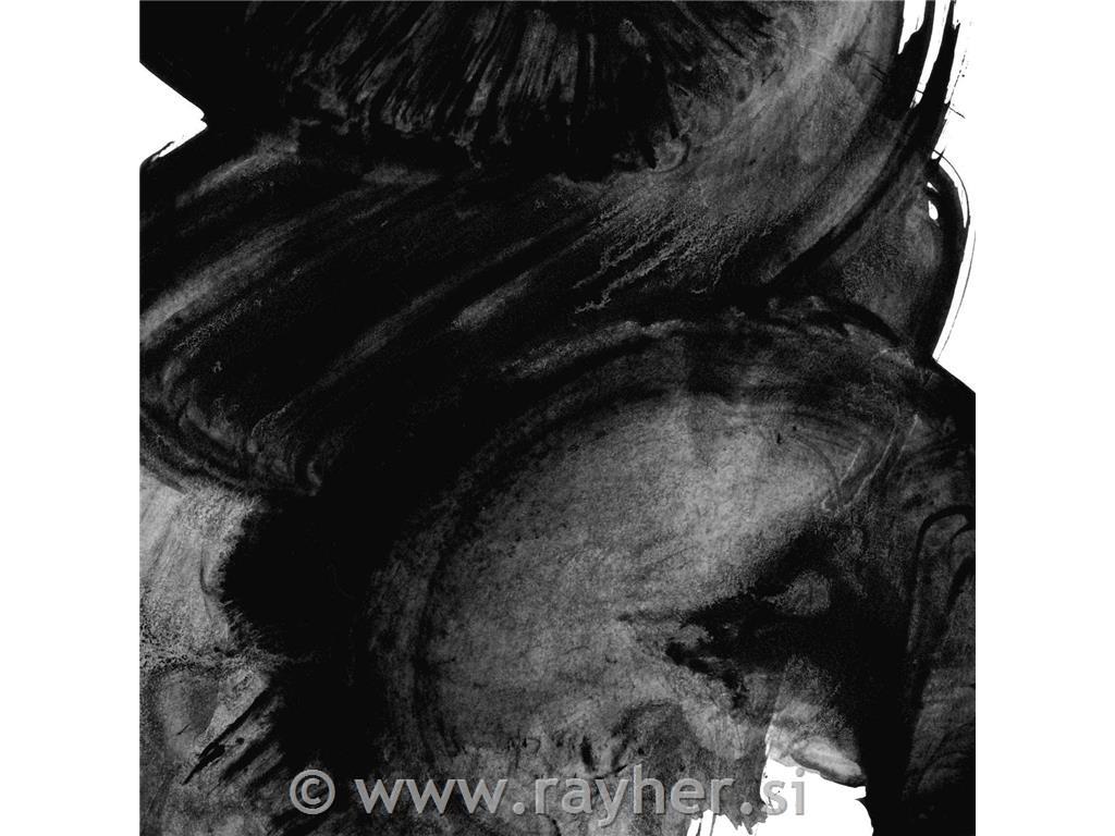 Akvarelna barva Aquafine 8ml, lamp črna