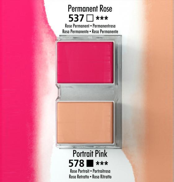 Akvarelna barva Aquafine set 2 permanent rose/portrait pink