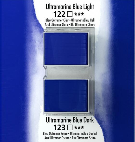 Akvarelna barva Aquafine set 2 ultramarine blue light/ultram