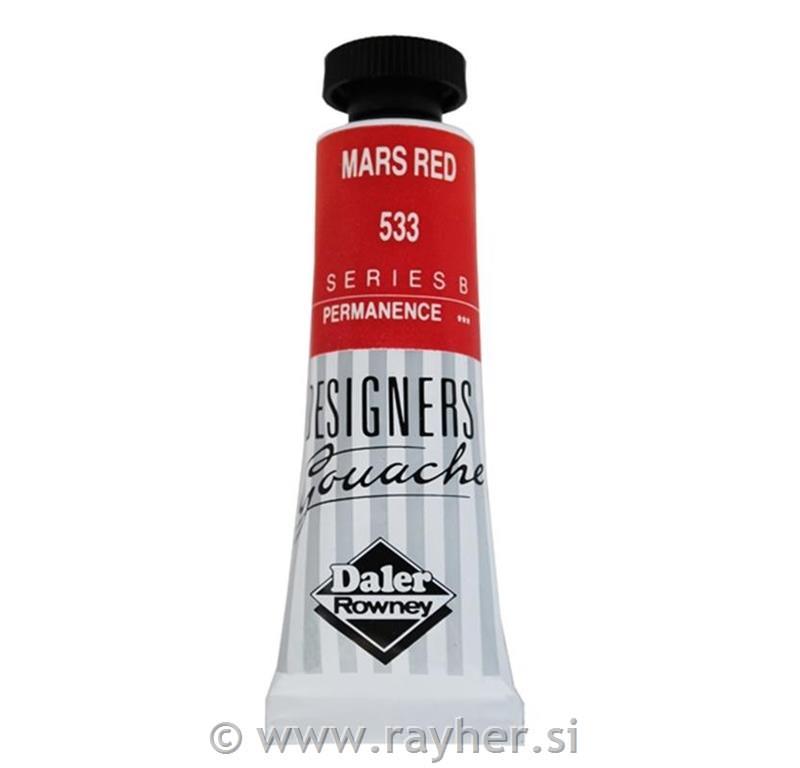 Designers Gouache 15ml Mars Red