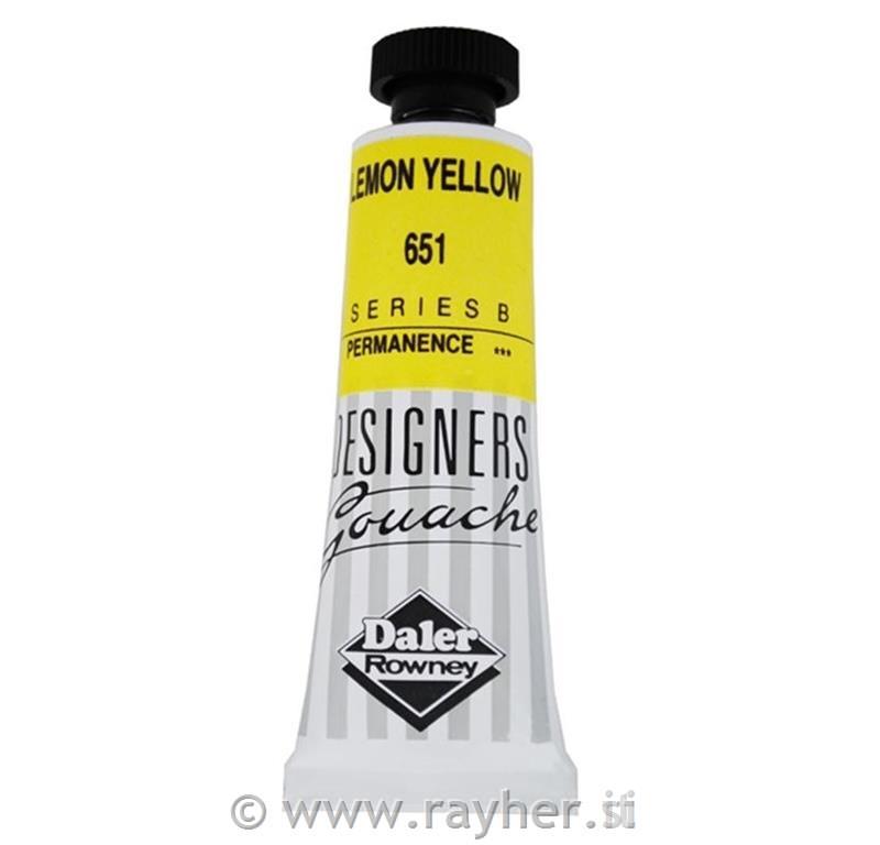 Designers Gouache 15ml Lemon Yellow