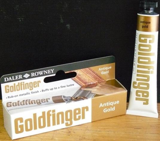 Pozlata Goldfinger 22ml, anticno zlata