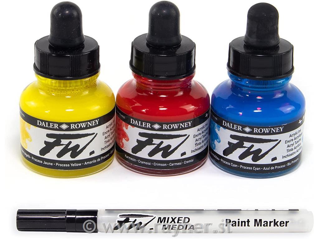 Tuši FW Artists set Starter 3x29,5ml