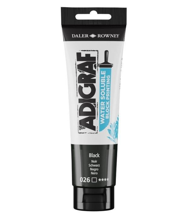 AdiGraf barva za linorez 150 ml Black