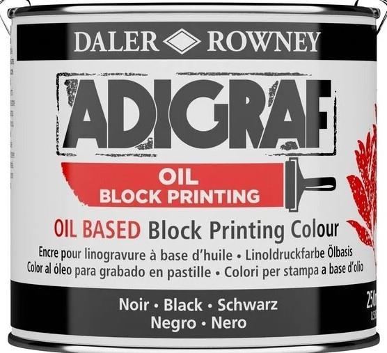 AdiGraf barva oljna za grafiko črna