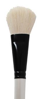 GRADUATE WHITE GOAT OVAL WASH 1"