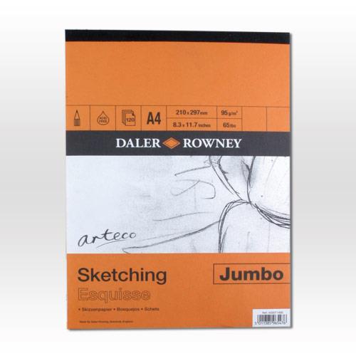 Skicirka Arteco Jumbo A4 95 g 120 listna