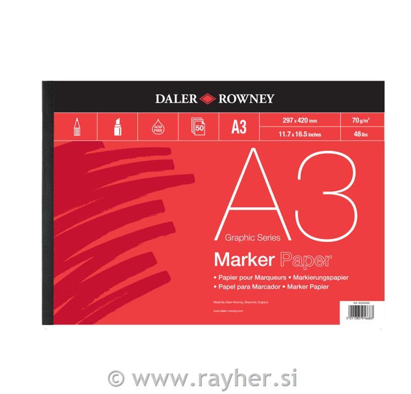 A SERIES MARKER PAD 70gsm A3