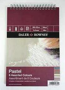 Blok za pastele Ingres A5 160 g, 24 listni, sort.barve